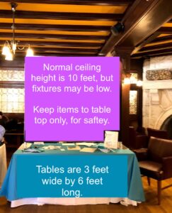 Sample vendor table